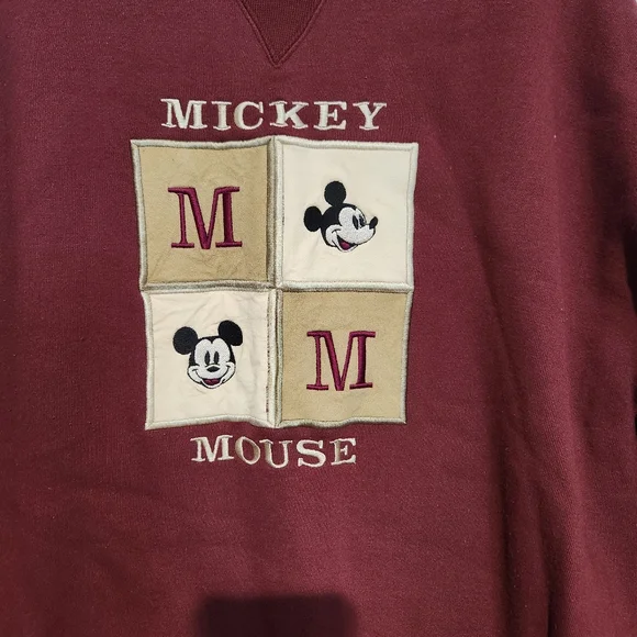 Mickey Inc Mickey Mouse Disney 80s 90s Vintage Crewneck Sweatshirt Size Medium - Picture 3 of 8